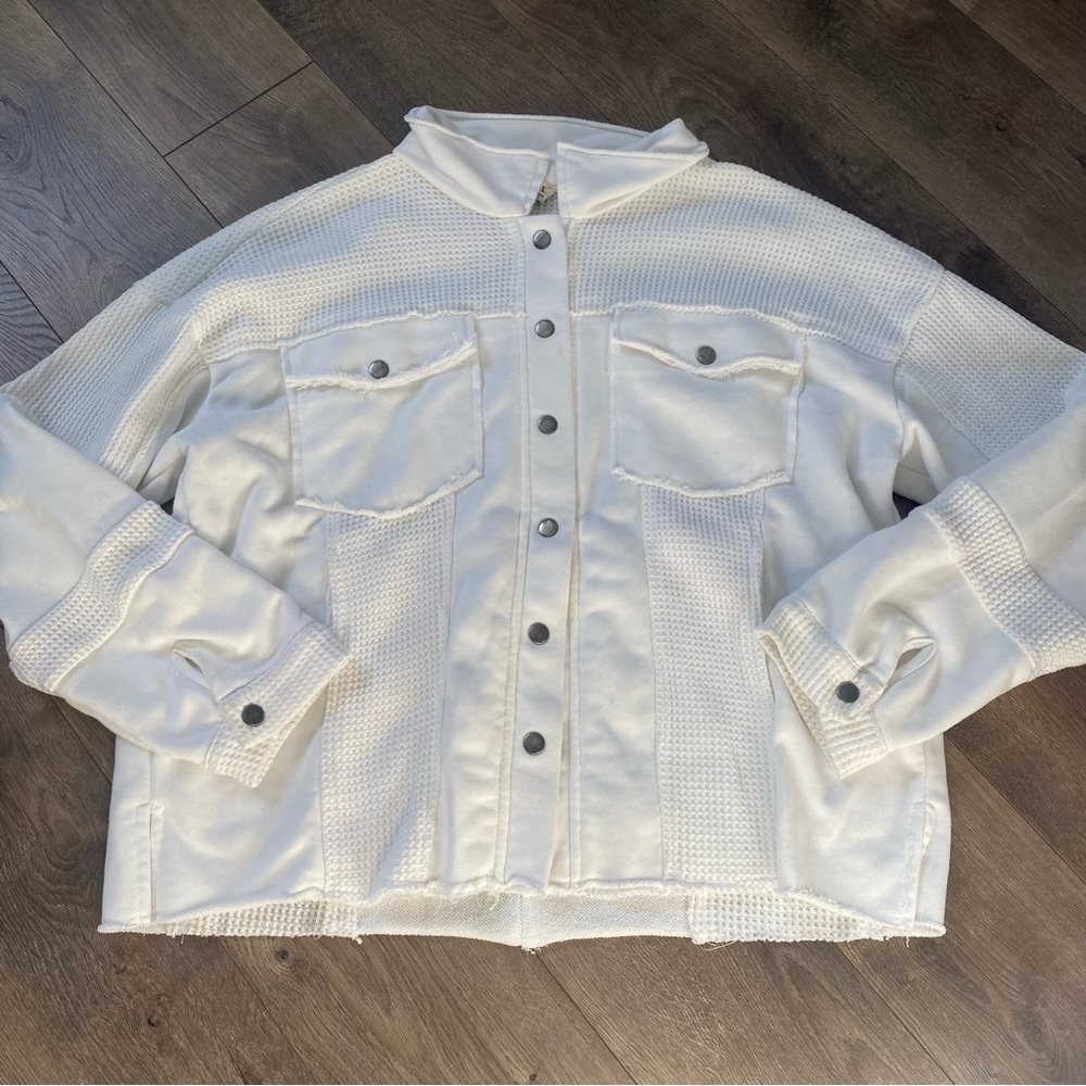 POL white lightweight jacket